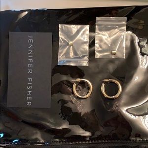 Brand new Jennifer Fisher gold hoops